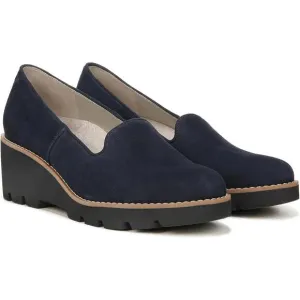 NEW Vionic Aster Willa Loafer Women's Size 6 M Navy Suede Leather Orthodic Comfy