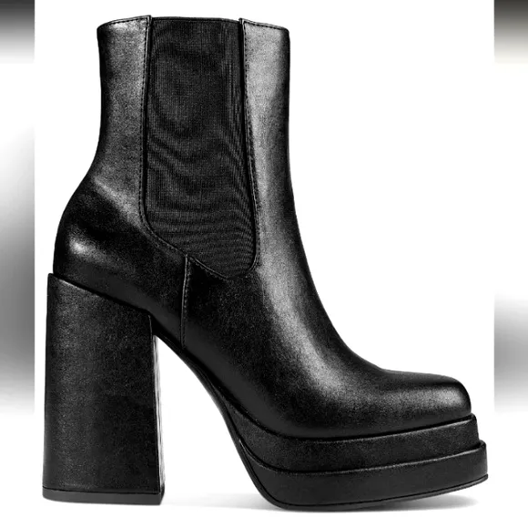 New w/Box Wild Pair O'Hara Double Platform Chunky Block Heel Booties Size 10