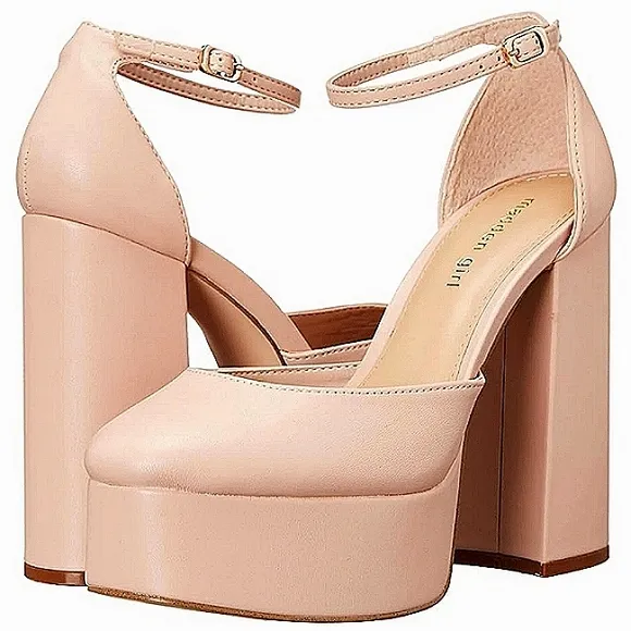 New w/o Box Madden Girl Dion 2-Piece Platform Ankle-Strap Dress Heel 8.5 &amp; 11