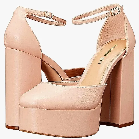 New w/o Box Madden Girl Dion 2-Piece Platform Ankle-Strap Dress Heel 8.5 &amp; 11