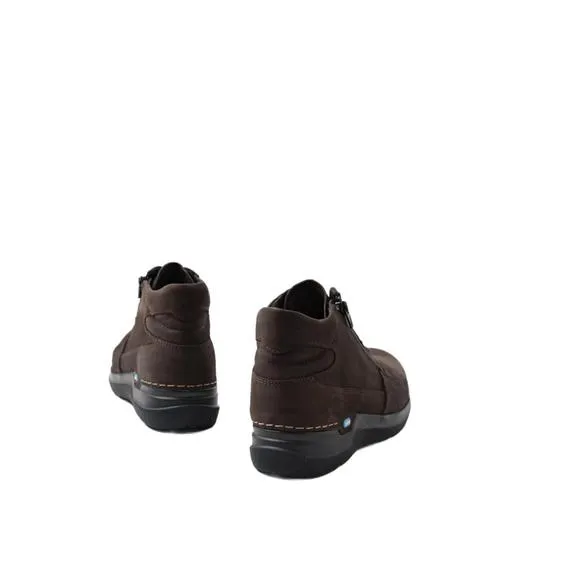 NEW WOLKY women's why shoes in brown nubuck