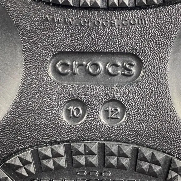 NEW CROCS ON-THE-CLOCK WORK GRAPHIC SLIP-ON Clogs‎ Tie Dye Mens 10 Multi Color