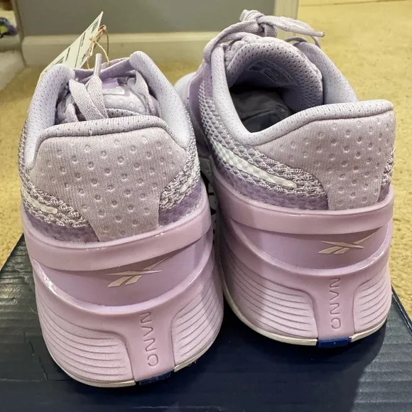 NEW☄️Reebok Women's Nano X3 Purple Oasis/Cold Grey/Vector Blue Sneakers Sz. 7.5