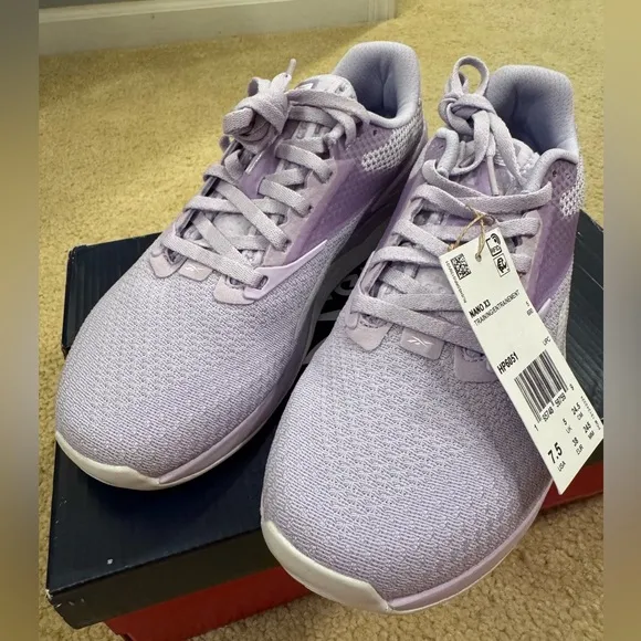 NEW☄️Reebok Women's Nano X3 Purple Oasis/Cold Grey/Vector Blue Sneakers Sz. 7.5