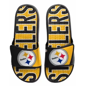 NFL • Pittsburgh Steelers Team Gel Slides Logo Sandals