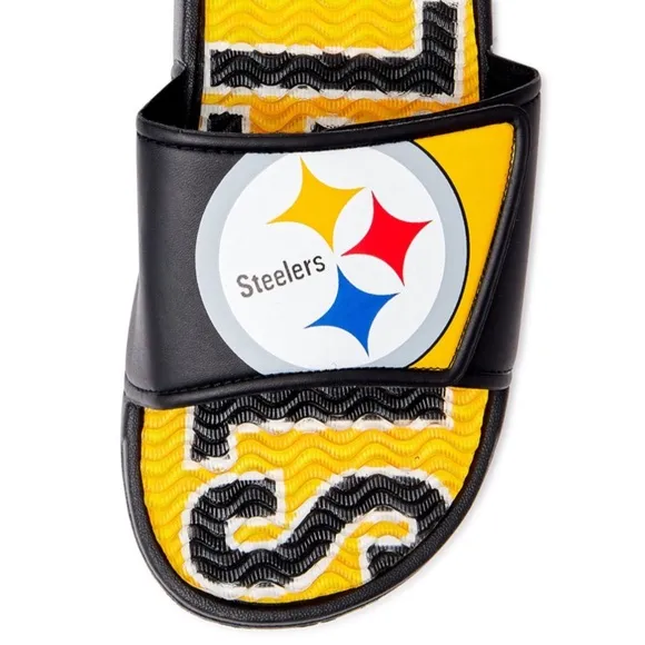 NFL • Pittsburgh Steelers Team Gel Slides Logo Sandals