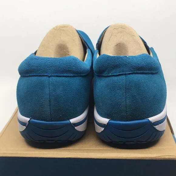 NIB Alegria Men’s Aaron Blur Suede Slip On Shoes - Size 47 EU 13 US