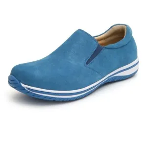 NIB Alegria Men’s Aaron Blur Suede Slip On Shoes - Size 47 EU 13 US