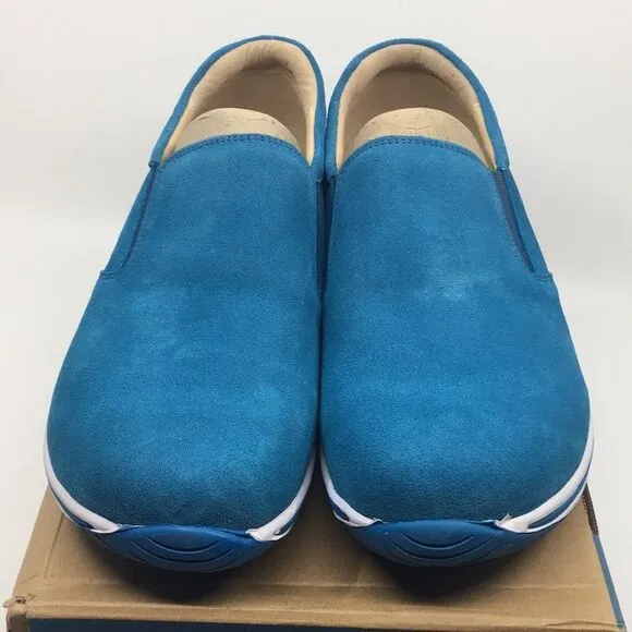 NIB Alegria Men’s Aaron Blur Suede Slip On Shoes - Size 47 EU 13 US