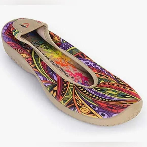 NIB A’rcopedico Women’s Lolita Art Edition Slip On Ballet Flat Walking - Size 8