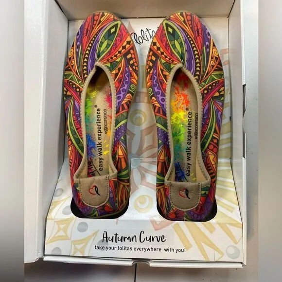 NIB A’rcopedico Women’s Lolita Art Edition Slip On Ballet Flat Walking - Size 8