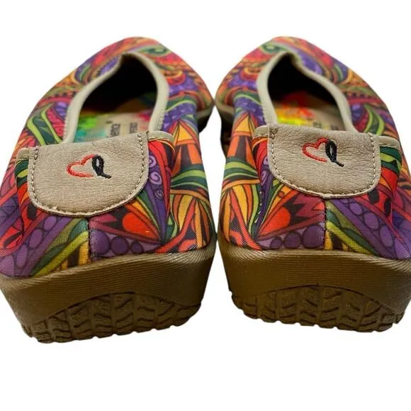 NIB A’rcopedico Women’s Lolita Art Edition Slip On Ballet Flat Walking - Size 8