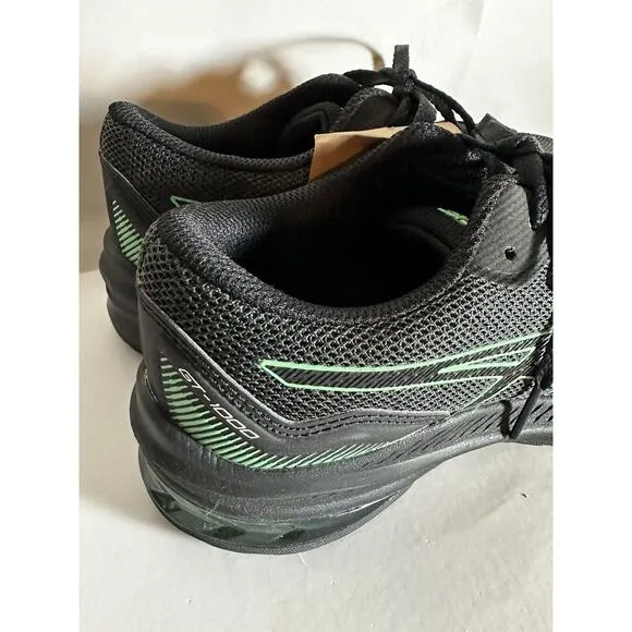 NIB Asics GT-1000 11 GS Kids Running Shoes Size 4 Grey/New Leaf Sports Youth