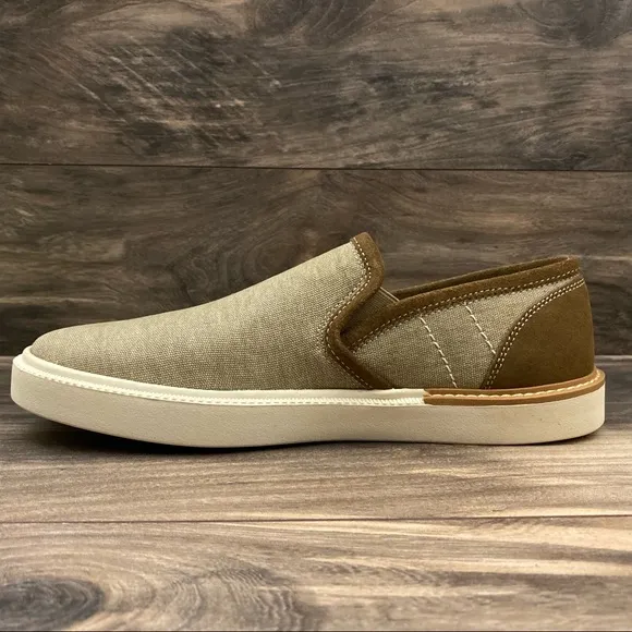 NIB Lucky Brand Dexter Washed Canvas Slip On