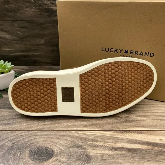 NIB Lucky Brand Dexter Washed Canvas Slip On