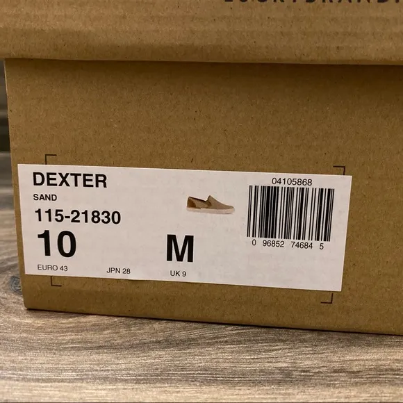 NIB Lucky Brand Dexter Washed Canvas Slip On