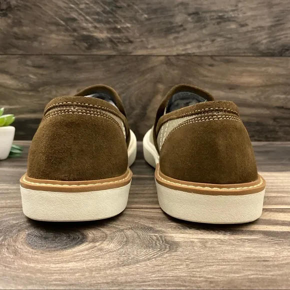 NIB Lucky Brand Dexter Washed Canvas Slip On
