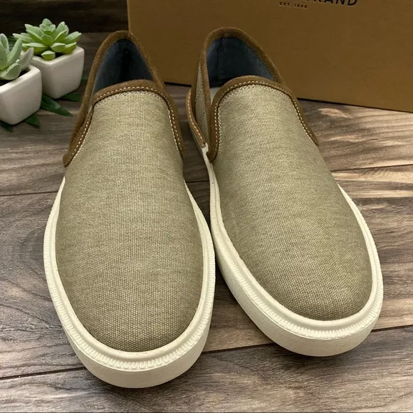 NIB Lucky Brand Dexter Washed Canvas Slip On