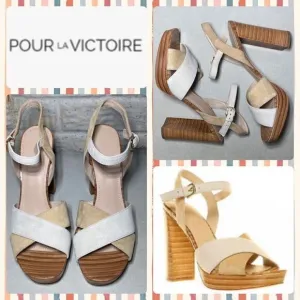 NIB MSRP $275 Pour La Victoire Yasminks Toe Heels Women's Size 10