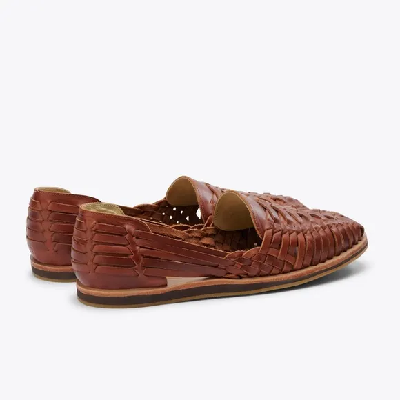 NIB | Nisolo | Men's Huarache Sandal in Brandy Size 9.5
