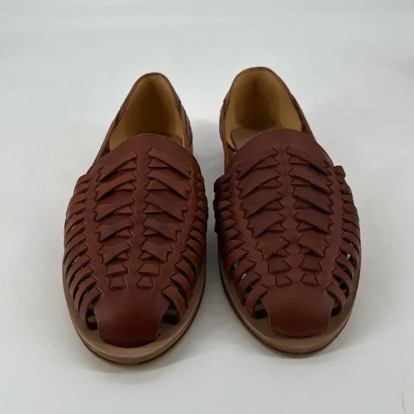 NIB | Nisolo | Men's Huarache Sandal in Brandy Size 9.5