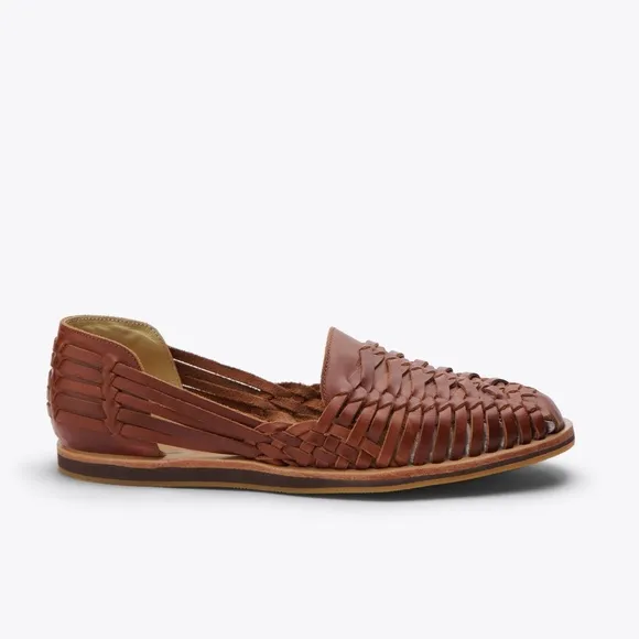 NIB | Nisolo | Men's Huarache Sandal in Brandy Size 9.5