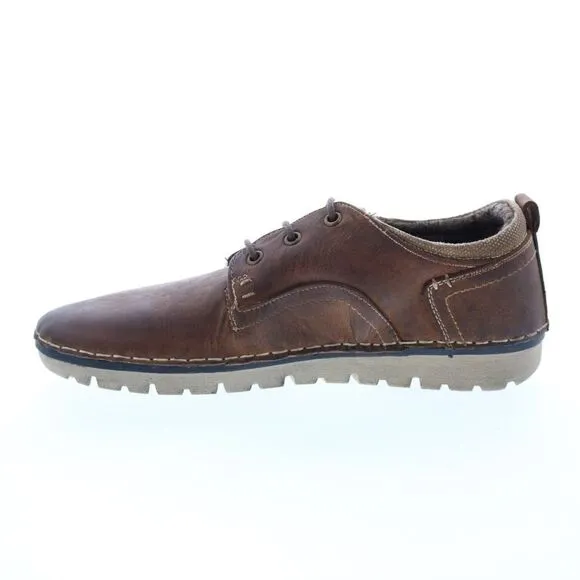 NIB ROAN By BEDSTU Arlo II oiled and waxed Handfinished  leather Brown O…