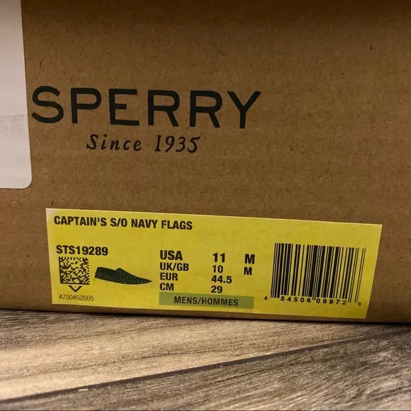 NIB Sperry Dual Gore Captain’s Slip On Sneaker 11M​