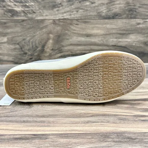 NIB Taos Dandy 8.5M Dandy Slip On Canvas Sneakers Grey Wash