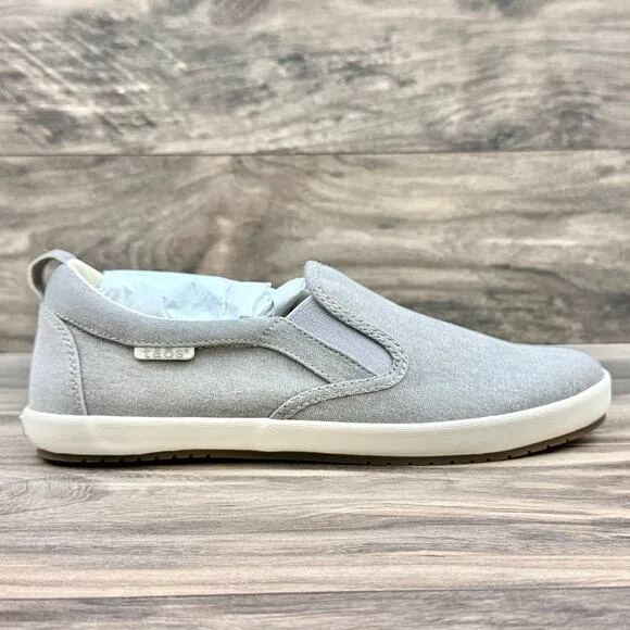 NIB Taos Dandy 8.5M Dandy Slip On Canvas Sneakers Grey Wash
