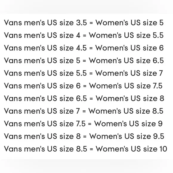 NIB Vans