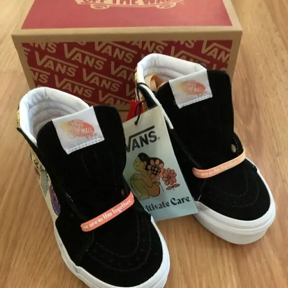 NIB VANS VN000D5F8C3 Kids Cultivate Care Sk8-Hi Shoes Sneakers