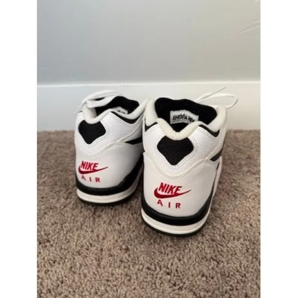 Nike Air Flight 89 Basketball Shoes White Black Red DB5918 100 Size 10.5