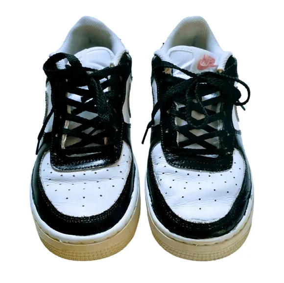 Nike Air Force 1 &quot;White Black Foam&quot; Big Kid's Shoes