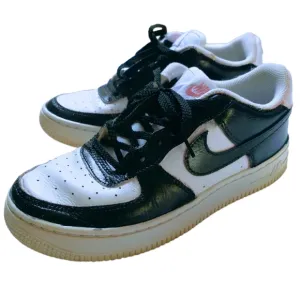 Nike Air Force 1 &quot;White Black Foam&quot; Big Kid's Shoes