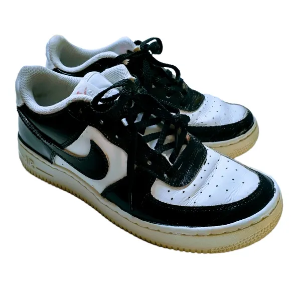 Nike Air Force 1 &quot;White Black Foam&quot; Big Kid's Shoes