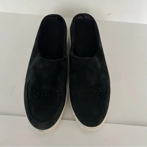 Nike Air Force 1 Lover XX Premium Black Suede Slip-On Mule Sneaker size 11