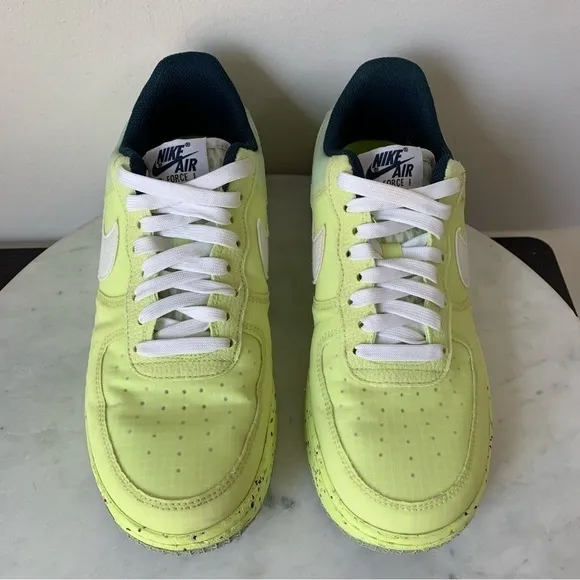 Nike Air Force 1 Sneakers Crater &quot;Lemon Twist&quot; green yellow shoes