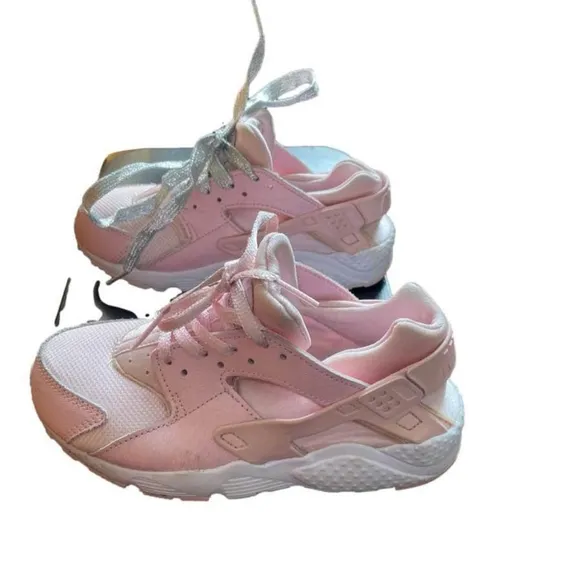 Nike Air Huarache Run girls Shoes - Pink (GS) size 13