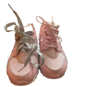 Nike Air Huarache Run girls Shoes - Pink (GS) size 13