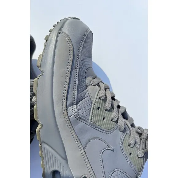 Nike Air Max 90 Triple Wolf Grey Mens Size 11.5 Shoes CN8490-001
