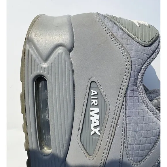 Nike Air Max 90 Triple Wolf Grey Mens Size 11.5 Shoes CN8490-001