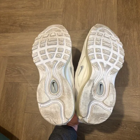 Nike Air Max 97 Triple White Ice Running Sneaker Shoes 921826-101