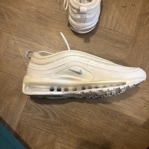 Nike Air Max 97 Triple White Ice Running Sneaker Shoes 921826-101