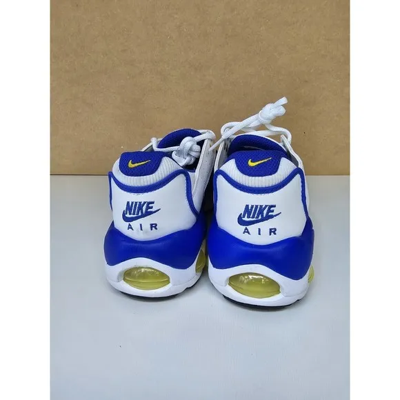 Nike Air Max Tailwind White Yellow Blue Running Shoes DQ0296 100 Sz 7Y  Wmms 8.5