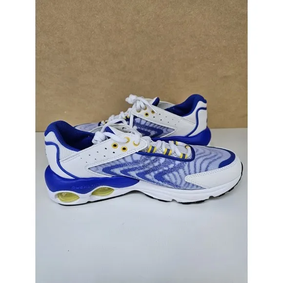 Nike Air Max Tailwind White Yellow Blue Running Shoes DQ0296 100 Sz 7Y  Wmms 8.5