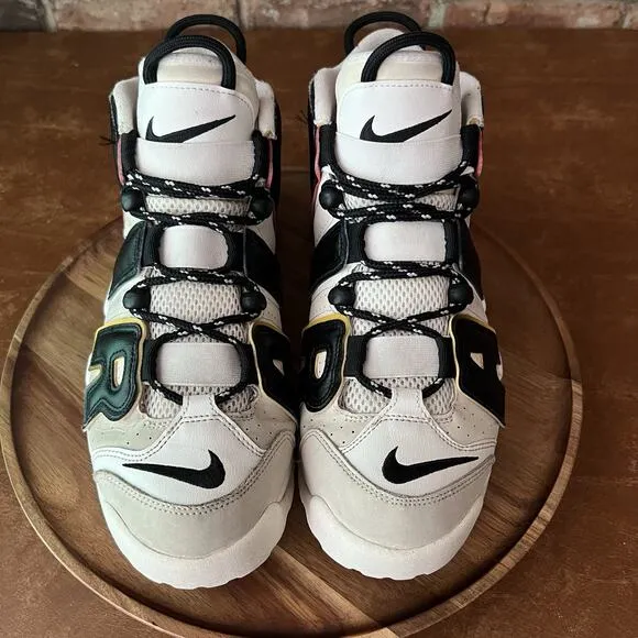 Nike Air More Uptempo '96 Multi Color Sail Black Men's 11.5 Shoes Sneakers