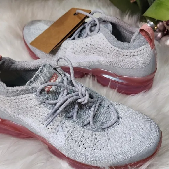 Nike AIR VAPORMAX 2023 FLYKNITPHOTON DUST/WHITE-WOLF GREY-RED STARDUST sz7