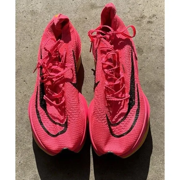 Nike Air Zoom Alphafly Next 2 Hyper Pink/Laser Orange Men’s Sz 7 Active Wear