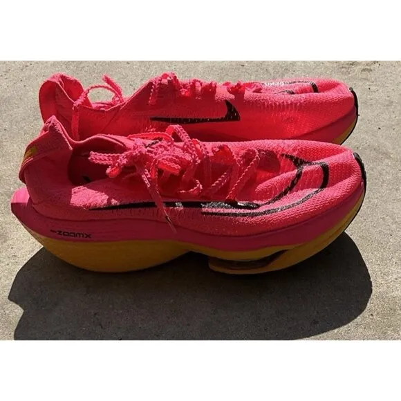 Nike Air Zoom Alphafly Next 2 Hyper Pink/Laser Orange Men’s Sz 7 Active Wear